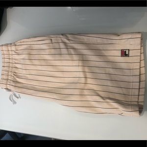 FILA VINTAGE BB1 PINSTRIPED SHORTS